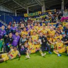 Toda la alegría de Delfín luego de dejar en el camino al Deportivo Cuenca en Copa Sudamericana.