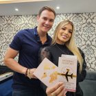 Mafer Pérez con su novio