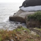 El monumento del Delfín se cayó en Posorja.