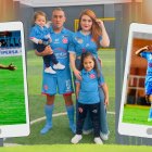 Andrés Chicaiza tiene barra personalizada en Garcilaso, su esposa Daniela Hermosa y sus bebés.