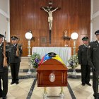 En honor al uniformado se realizó una capilla ardiente en el cuartel modelo.
