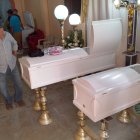 Los cuerpos de las niñas está siendo velados en Pedro Carbo.