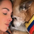 la Flaca Guerrero hace 10 años que tiene a Pinchy, el que fue rescatado de la basura.