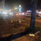 El hombre hizo una parada en un minimarket luego de salir del chongo.