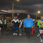 La caminata es de 44 kilómetros desde Ambato a Puyo.