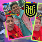 Una locura en Nueva York, el encuentro del Chapulín Colorado el peruano Ronald Anchundia y los jugadores de la Tricolor.