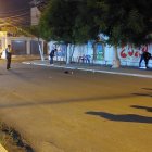 En uno de los sitios, los peritos de Criminalística recogieron indicios de un arma tipo fusil.