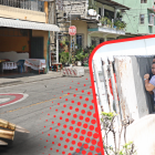 Familiares llegaron a la morgue para acompañar  y brindarle apoyo a la madre del adolescente (adentro) muerto. Estaba desconsolada.