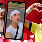 Gabriela Guzmán y la foto del besito y las palabras para Kendry.