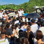 Escenas de dolor se vivieron en el último adiós de la alcaldesa de San Vicente