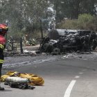El conductor del tanquero huyó luego del accidente.