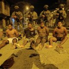 Los detenidos fueron presentados ante las autoridades