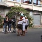 Familiares del joven fallecido protagonizaron escenas de dolor y llanto.