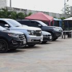 Los vehículos estaban en el área destinada como patio.