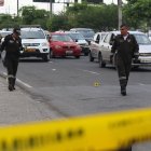 La escena del crimen en el sur de Guayaquil.