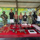 Los detenidos fueron presentados.