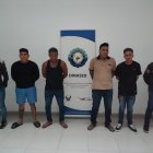 Luego de ser detenidos por la policias los sospechosos fueron puestos a órdenes de las autoridades judiciales.