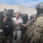 Momento de la detención de Jorge Glas.