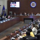 La reunión de  los representantes de la OEA se realizó en Washington.