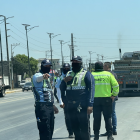 Agentes fueron captados usando pasamontañas, lo cual había quedado prohibido por las autoridades.