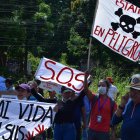 Por las protestas, una vía en Los Ríos fue cerrada.