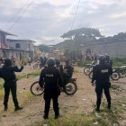 La Policía Nacional realizó un operativo en diferentes barrios de Esmeraldas.