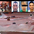 Los cadáveres fueron embarcados en el carro de Medicina Legal  y llevados al Laboratorio de Criminalística para la autopsia. En el lugar fueron hallados 18 indicios balísticos.