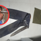 Las prendas de vestir del sospechoso estaban manchadas de sangre.