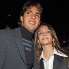 El exfutbolista Kaká y Caroline Celico, cuando vivían momentos felices.