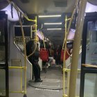 Se registró una paliza en el Trole, en Quito.