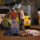 La víctima recibió varios disparos.