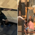 Imagen del agresor en Australia y sus víctimas.