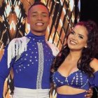 Evelyn Vanessa calderón hizo su mayor esfuerzo pero fue eliminada de Soy el Mejor. Aquile Zúñiga esel bailarín que la acompañó en la competencia.