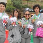 Carlos Torres (d) se llevó el oro en tiro con arco, junto al resto del equipo tricolor.