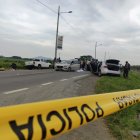 La escena del crimen fue acordonada por la Policía Nacional