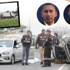 El carro en el que se movilizaban los policías terminó con varios impactos de proyectil en el parabrisas. Se recogieron más de 100 indicios balísticos.