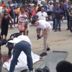 El crimen se perpetuó a plena luz del día.