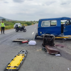 El accidente se registró en la vía Guayaquil-Posorja.