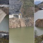 Esta es la hidroeléctrica de Mazar. En la última imagen se observa el embalse en la zona más cercana a la represa. Este nivel no ha sido suficiente para encender las dos turbinas con las que cuenta.