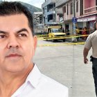 El alcalde, Jorge Maldonado, según la Policía, fue alcanzado por sicarios cuando estaba en el centro de Portovelo.