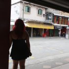 El barrio 'La 18' luce vacío durante las horas en la que no hay energía eléctrica en el sector.