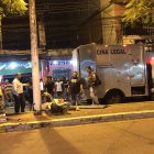 Escena del crimen del incidente.