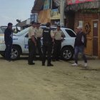 Personal de la Policía Nacional acordonó el área