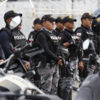 La Policía ofreció una rueda de prensa para informar lo ocurrido.