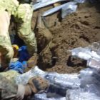 Las fuerzas del orden decomisaron cargamento en Manabí.