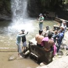 La cascada de La Chorrera es el principal atractivo turístico de la zona.