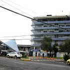 El Hotel Quito fue 
inaugurado en agosto de 
1960, con la presencia del presidente Camilo Ponce Enríquez. Su arquitectura fue pionera de la modernidad en la capital.
