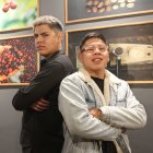 Marcos Rosero (derecha) ha hecho promoción del tema junto a Kike Jav.