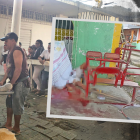 Los amigos estaban reunidos tomando cerveza cuando llegaron los sicarios.