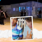 En esta casa sorprendieron  a los dos hermanos cuando estaban durmiendo.